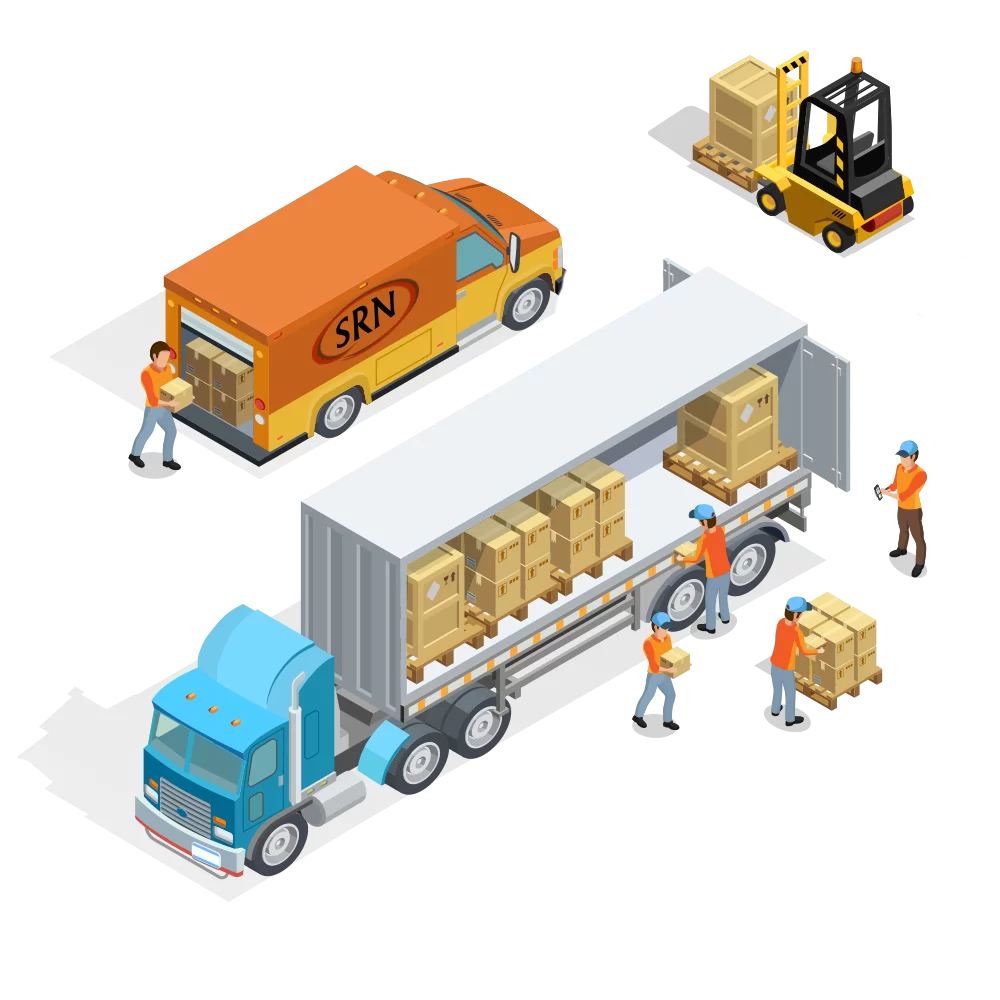 spedizione e consegna degli ordini nella logistica